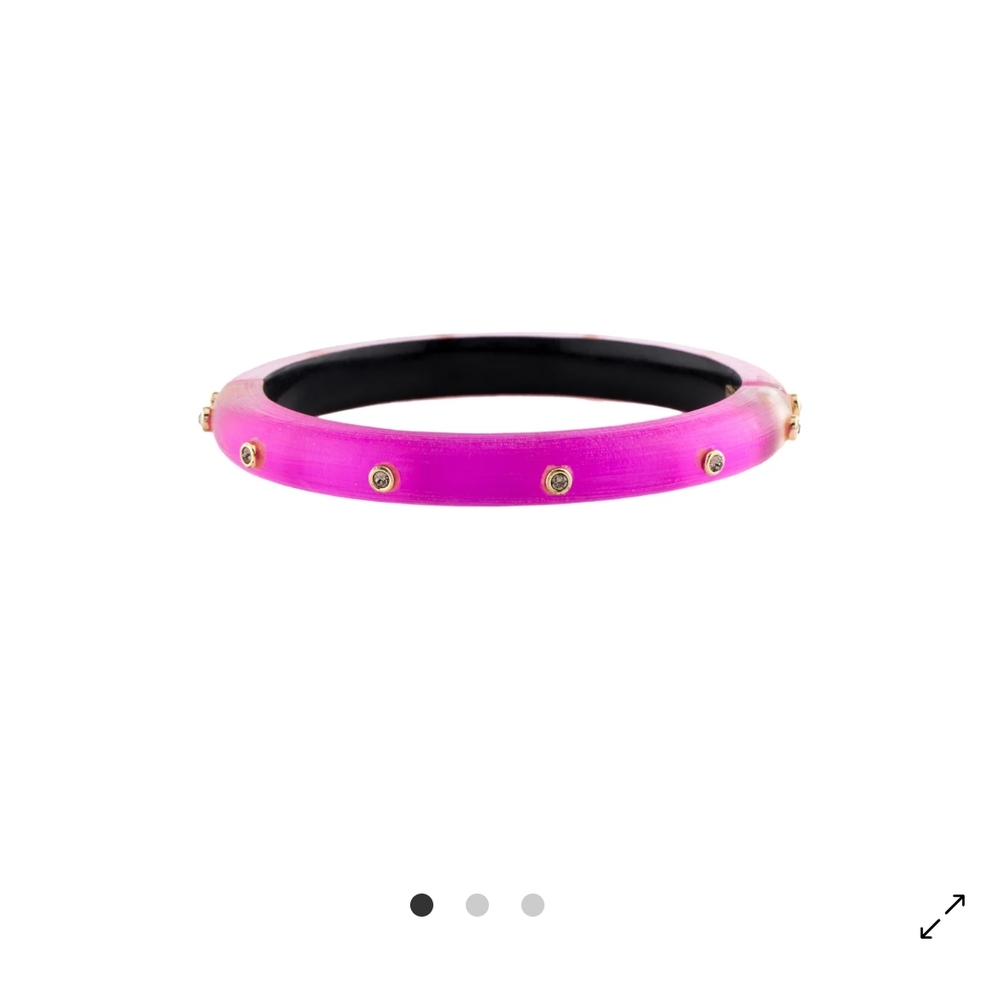 ISO Alexis Bittar Crystal Studded Hinge Bracelet